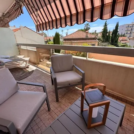 Nouveau ! A 200m Des Plages Grand Baigne De Lumiere, Tres Grande Terrasse Confort アパート ジュアン・レ・パン